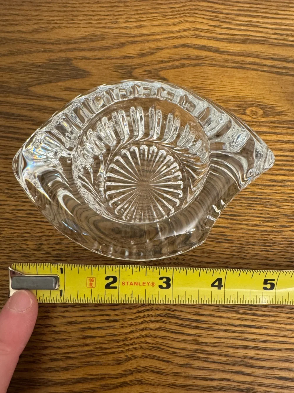 Vintage Mikasa Royal Suite Clear Crystal Votive Candle Holders - Set of 3